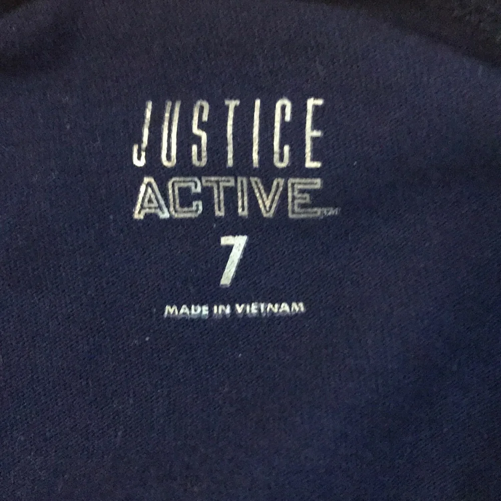 Justice tee flip
